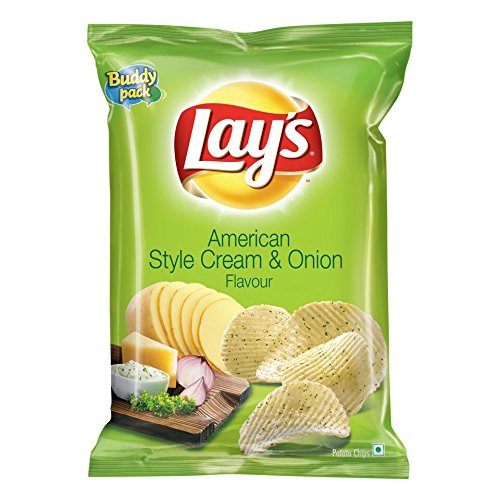 American Style Cream & Onion Chips 52g Lays